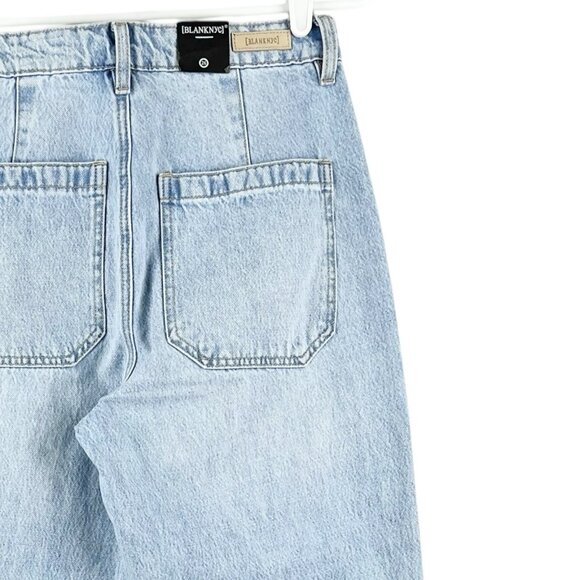 BLANKNYC Women's Blue Denim Jeans Size 26 High Rise Tapered Leg Cotton NWT - Picture 16 of 16